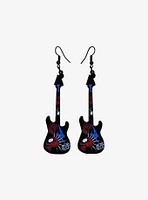 Marvel Spider-Man: Across The Spider-Verse Spider Punk Guitar Drop Earrings