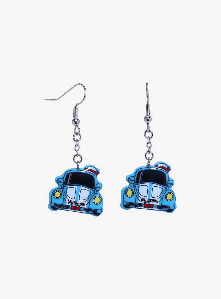 Tuxedo Sam Race Car Earrings