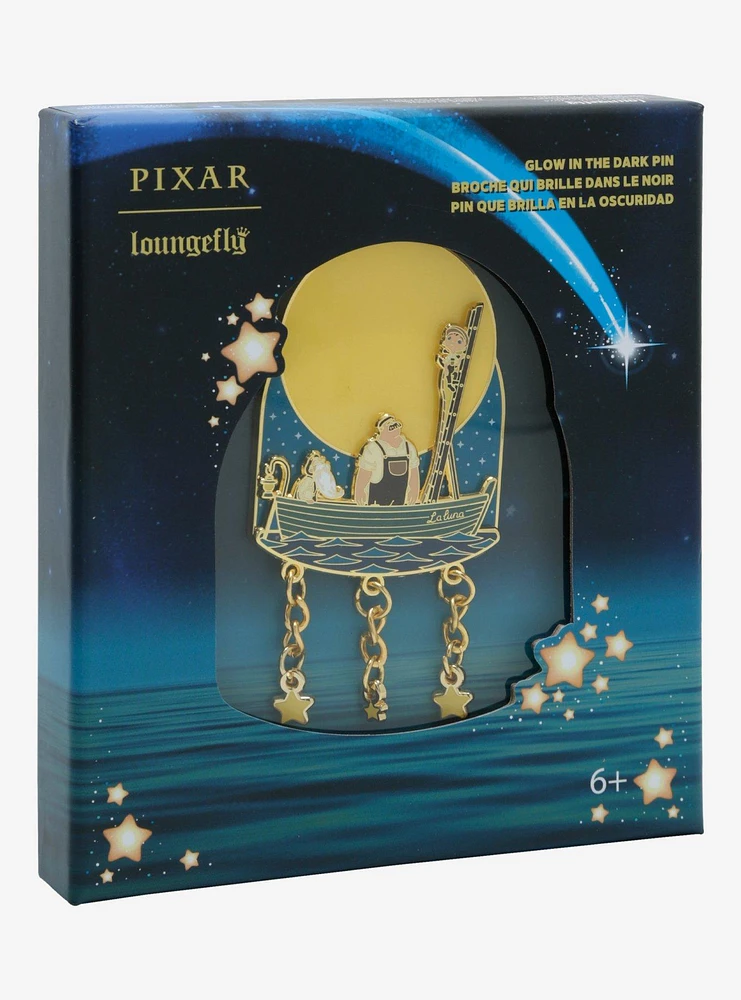 Loungefly Disney Pixar La Luna Glow-In-The-Dark Enamel Pin