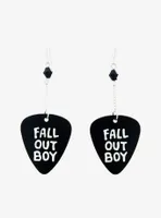 Fall Out Boy Guitar Pick Drop Earrings