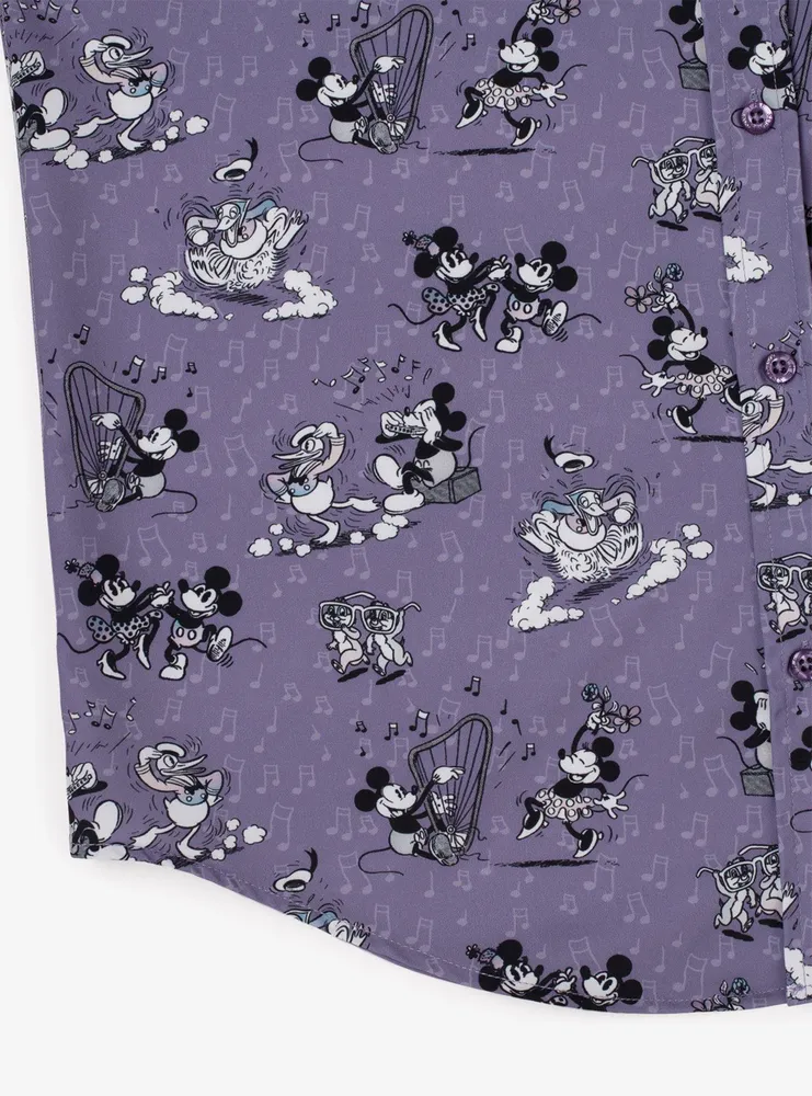 Disney100 x RSVLTS "Dancing Toons" Button-Up Shirt