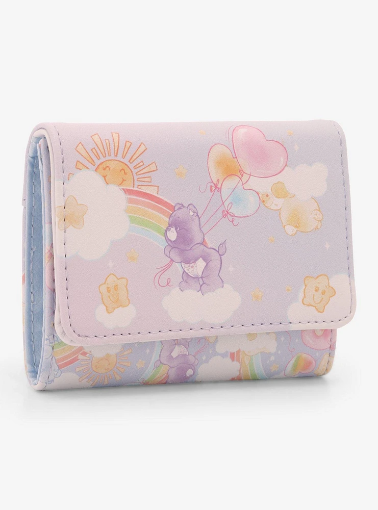 Loungefly Care Bears Balloons Mini Flap Wallet