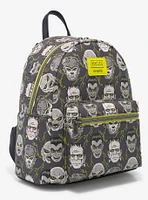 Loungefly Universal Monsters Faces Mini Backpack