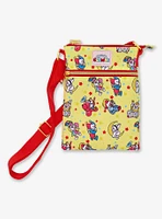 Little Clowns Passport Crossbody Bag