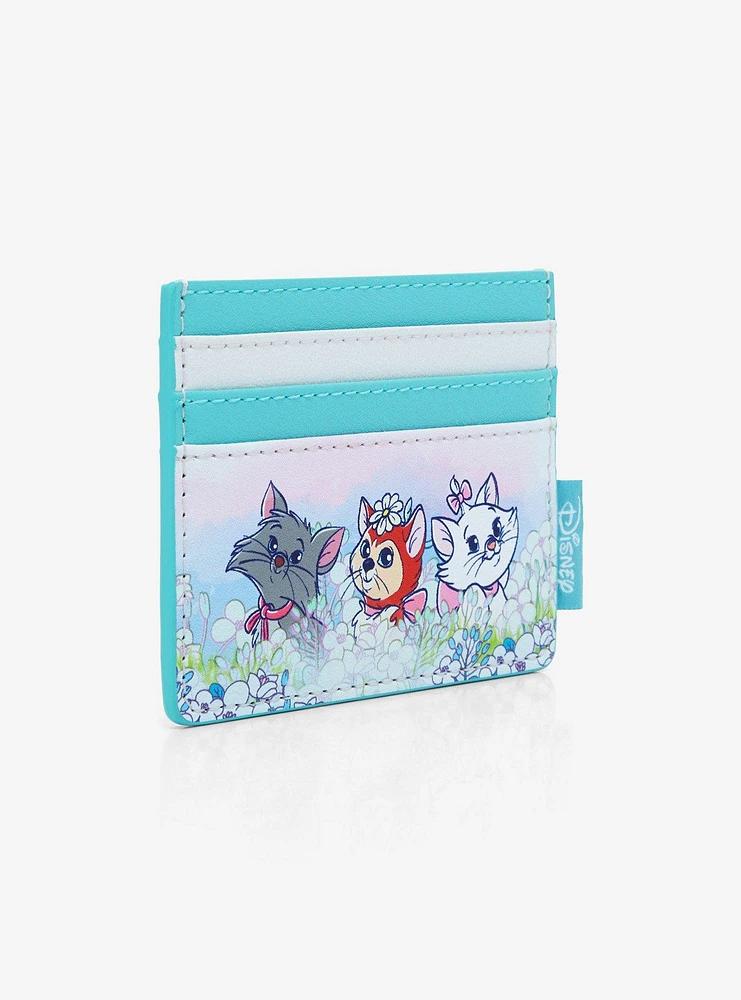 Loungefly Disney Cats Flower Field Cardholder