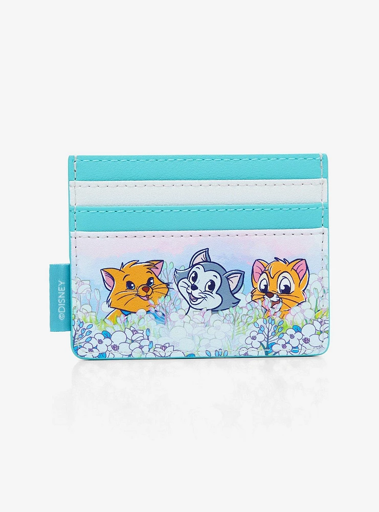 Loungefly Disney Cats Flower Field Cardholder