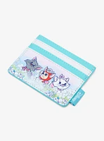 Loungefly Disney Cats Flower Field Cardholder