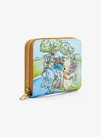 Loungefly Disney Winnie The Pooh Spring Scene Mini Zipper Wallet