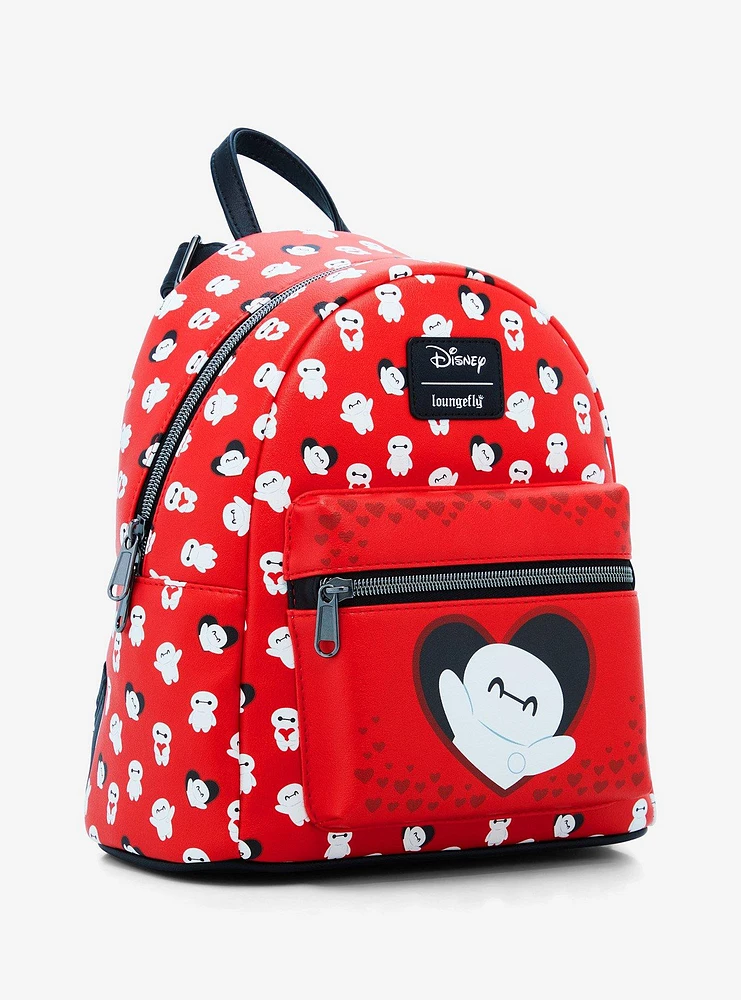 Loungefly Disney Big Hero 6 Baymax Allover Print Mini Backpack