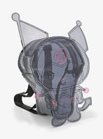 Kuromi Black Transparent Figural Mini Backpack