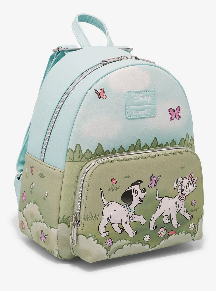 Loungefly Disney 101 Dalmatians Flower Field Mini Backpack