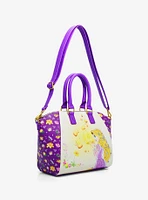 Loungefly Disney Tangled Flowers Satchel Bag