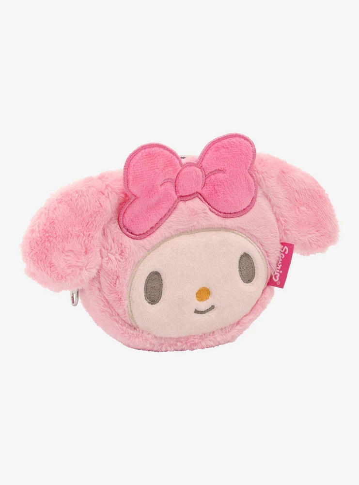 Loungefly My Melody Fuzzy Figural Coin Purse
