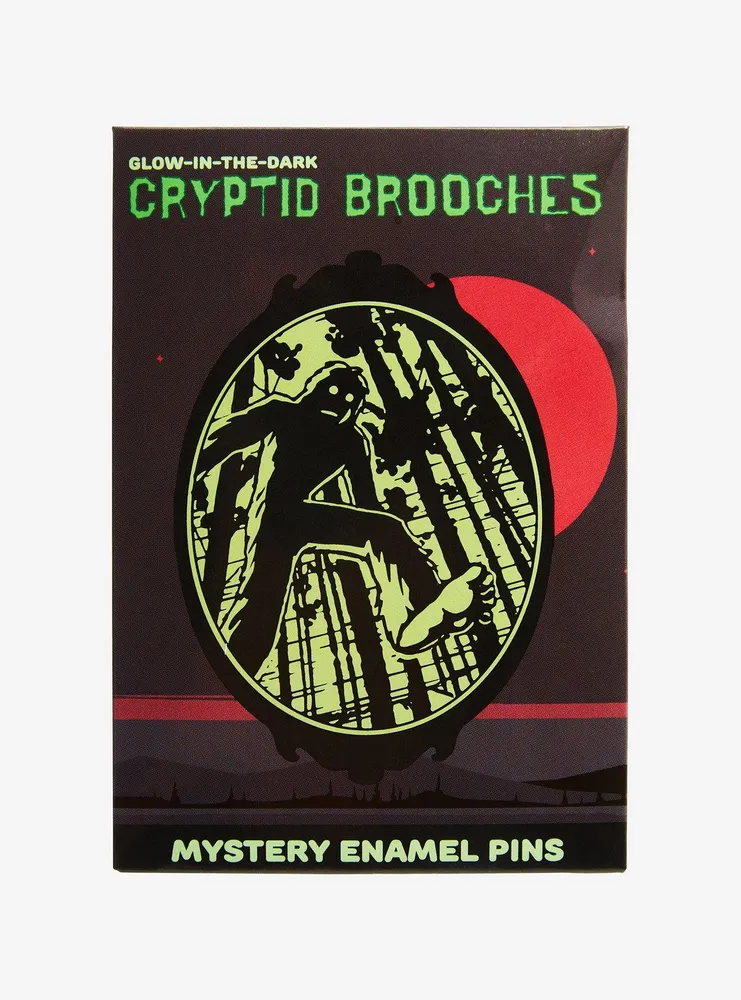 Cryptid Brooch Glow-In-The-Dark Blind Bag Enamel Pin