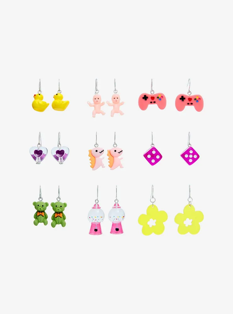 Sweet Society Quirky Icons Drop Earring Set