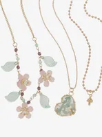 Thorn & Fable Sakura Heart Necklace Set