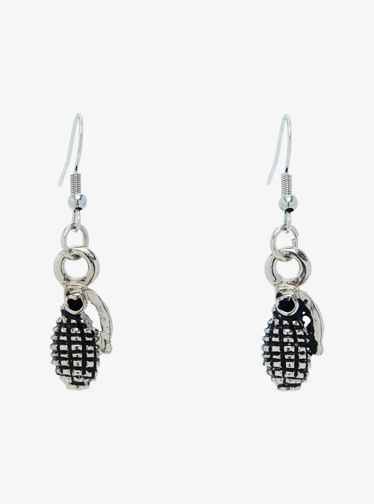 Rock Rebel Grenade Earrings