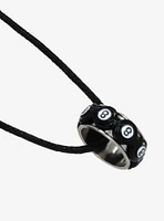 Social Collision® 8 Ball Spinner Ring Cord Necklace