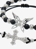 Social Collision® Butterfly Star Cross Bracelet Set