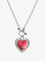 Heart Pendant Toggle Necklace