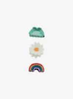 Sweet Society Frog Rainbow Claw Hair Clip Set