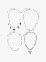 Gothic Western Chain Necklace Set