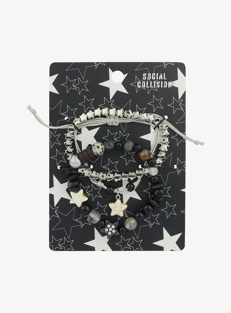Social Collision Star Beads Bracelet Set