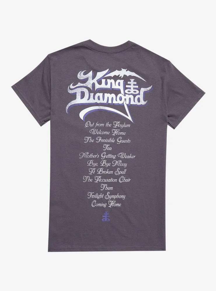 King Diamond Them Tracklist Boyfriend Fit Girls T-Shirt