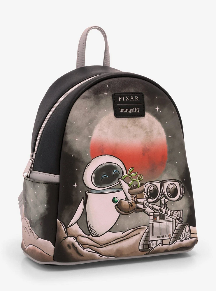 Loungefly Disney Pixar WALL-E EVE & WALL-E Plant Mini Backpack