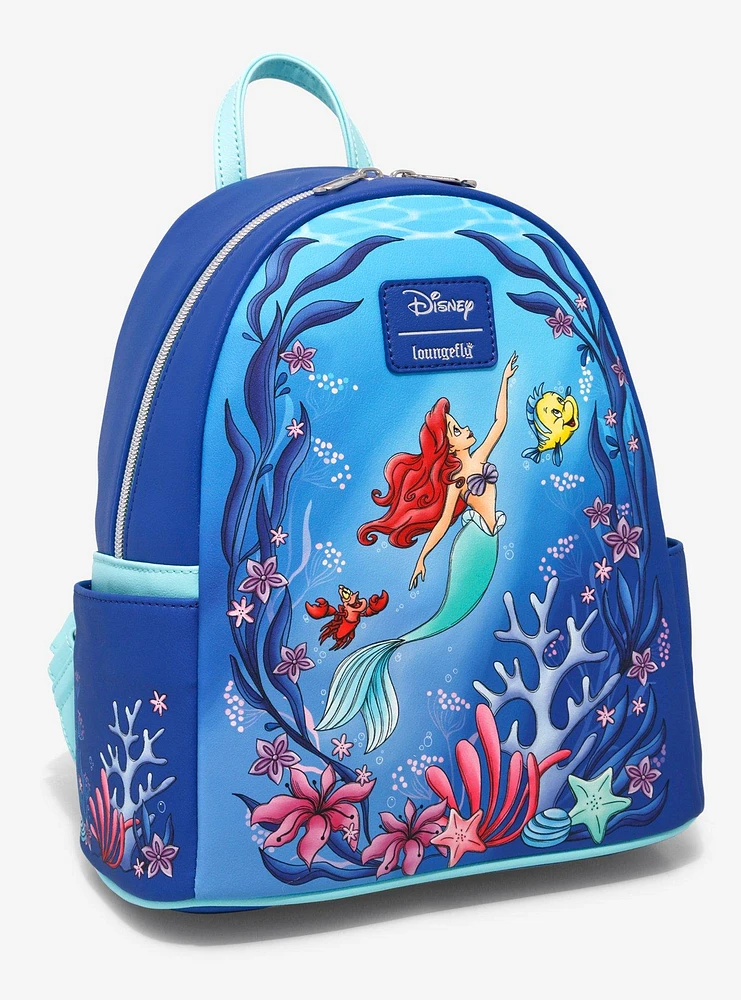 Loungefly Disney The Little Mermaid Under The Sea Mini Backpack