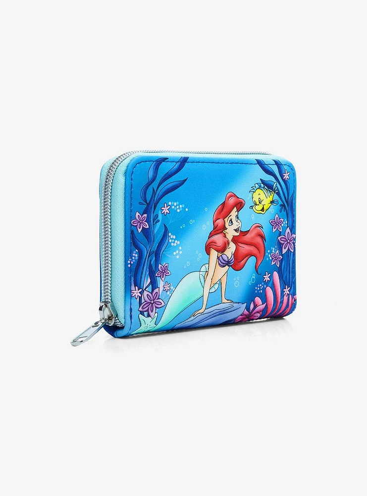 Loungefly Disney The Little Mermaid Under The Sea Mini Zipper Wallet