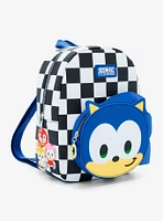 Sonic The Hedgehog Checkered Mini Backpack