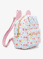 Loungefly Disney Minnie Mouse Flowers Figural Mini Backpack