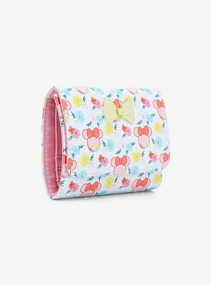 Loungefly Disney Minnie Mouse Flowers Mini Flap Wallet