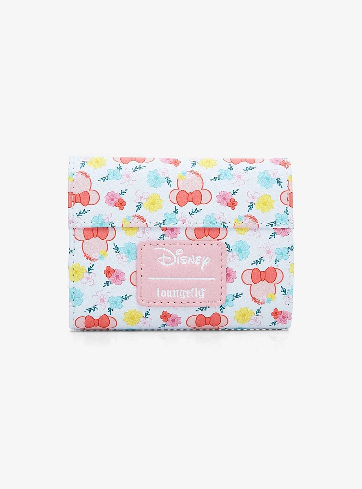 Loungefly Disney Minnie Mouse Flowers Mini Flap Wallet