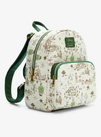 Loungefly Disney Robin Hood Sherwood Forest Map Mini Backpack