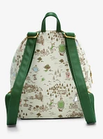 Loungefly Disney Robin Hood Sherwood Forest Map Mini Backpack