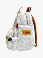 Rainbow Brite Twink Fuzzy Figural Mini Backpack