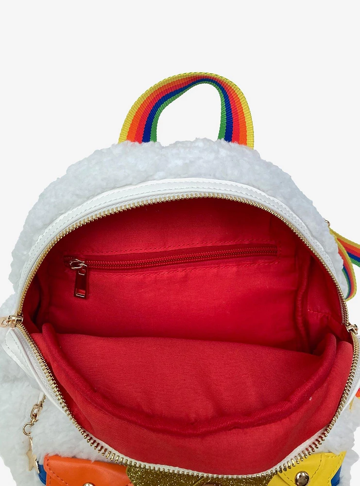 Rainbow Brite Twink Fuzzy Figural Mini Backpack