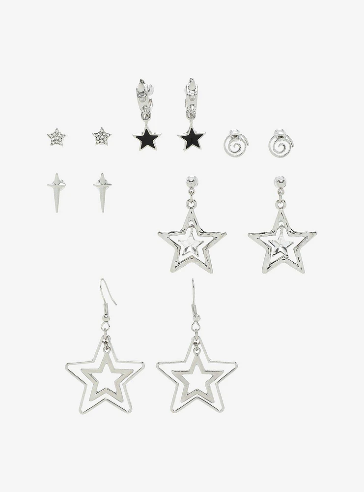 Social Collision Stars Earring Set