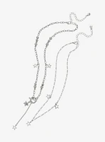 Cosmic Aura Star Chain Necklace Set