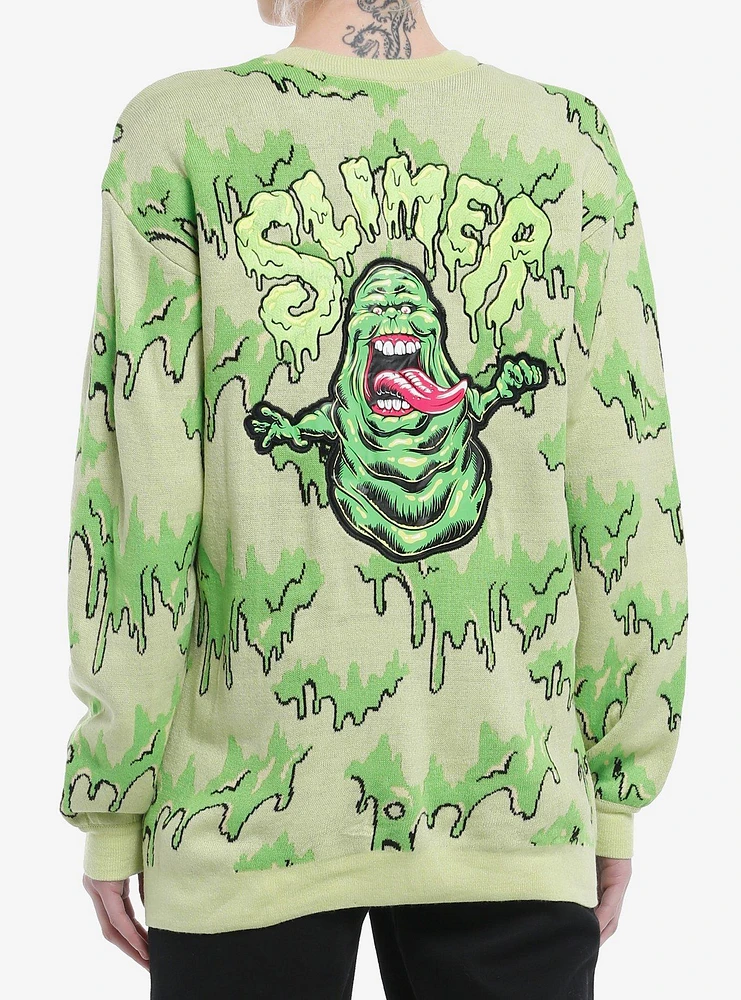 Her Universe Ghostbusters Slimer Glow-In-The-Dark Girls Cardigan