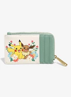 Pokémon Pikachu and Eevee Floral Cardholder — BoxLunch Exclusive