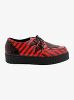 Strange Cvlt Red & Black Stripe Krypt Creepers