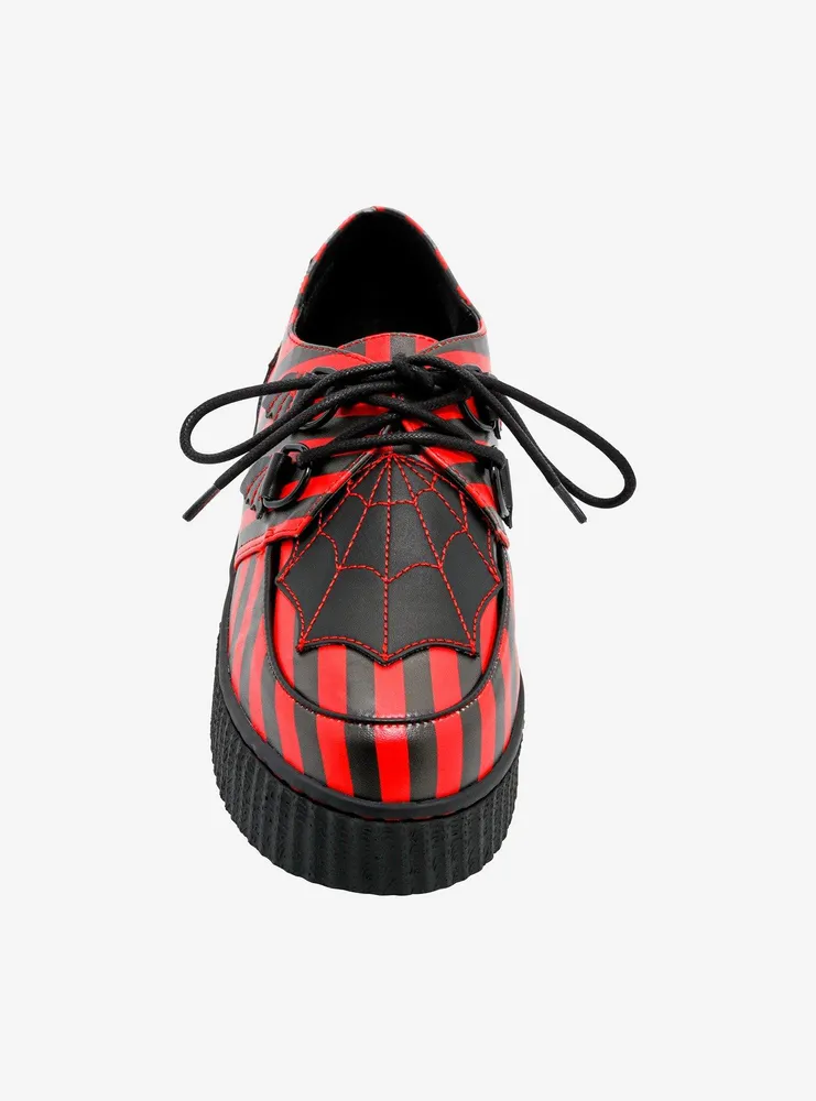 Strange Cvlt Red & Black Stripe Krypt Creepers