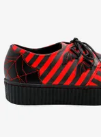 Strange Cvlt Red & Black Stripe Krypt Creepers