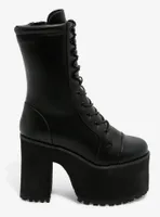 Strange Cvlt Black Raven Platform Boots