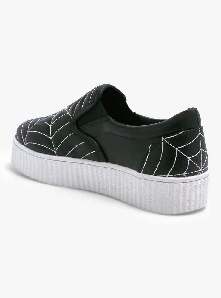 Strange Cvlt Krypt Web Slip-On Sneakers