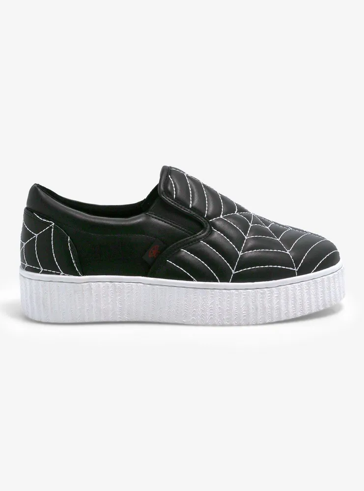 Strange Cvlt Krypt Web Slip-On Sneakers