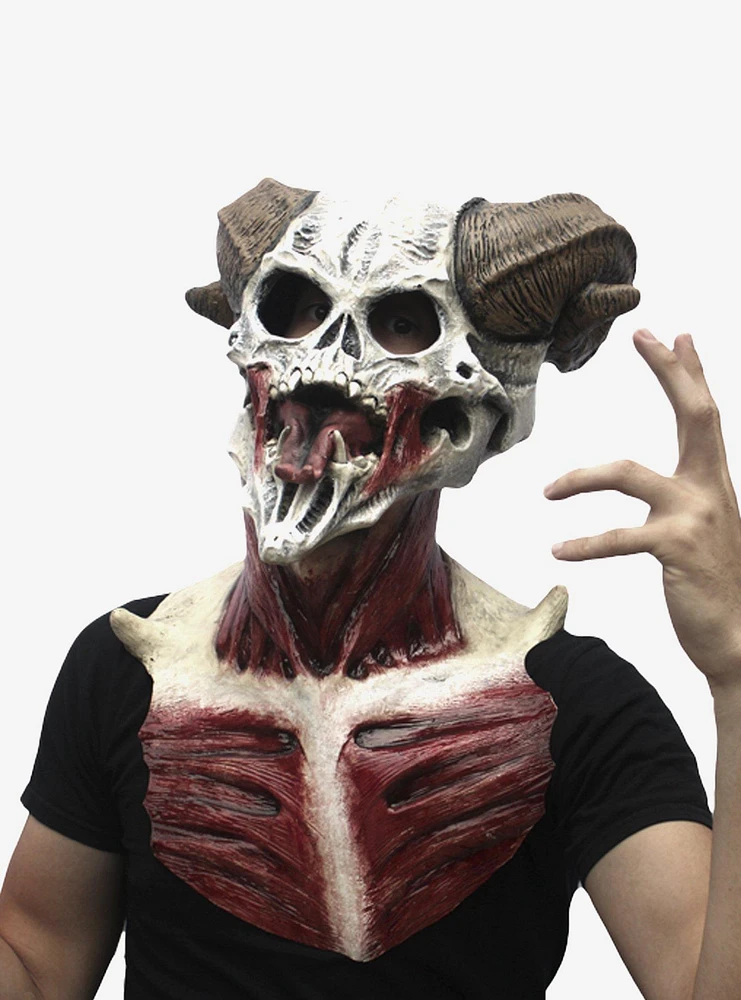 Devil Skull with Chest Mask